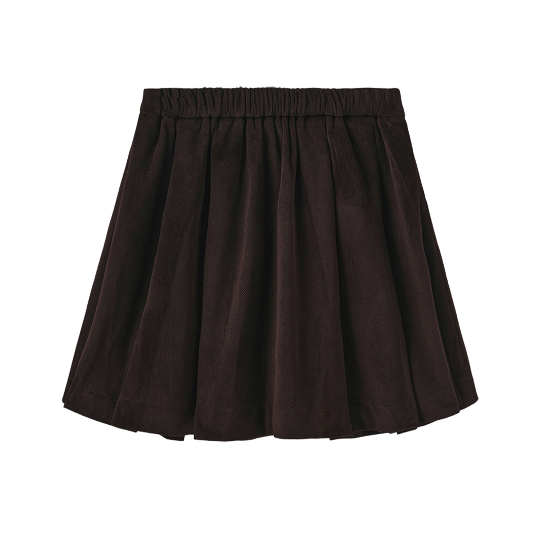 Lino Pleated Skirt