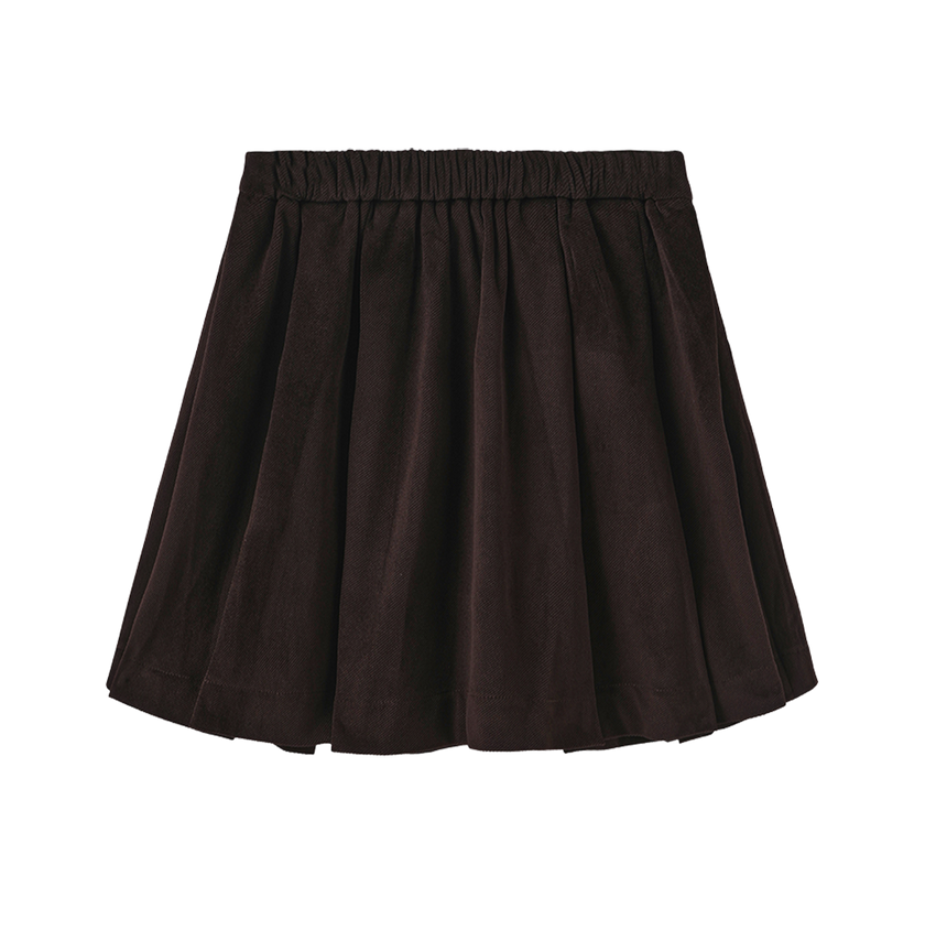 Lino Pleated Skirt