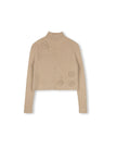 Embroidered Turtleneck Sweater