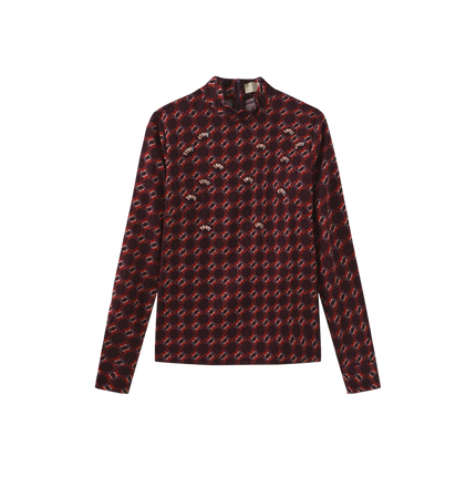 Glazer Gem Stone Printed Top