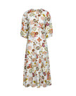 Bold Print Linen dress