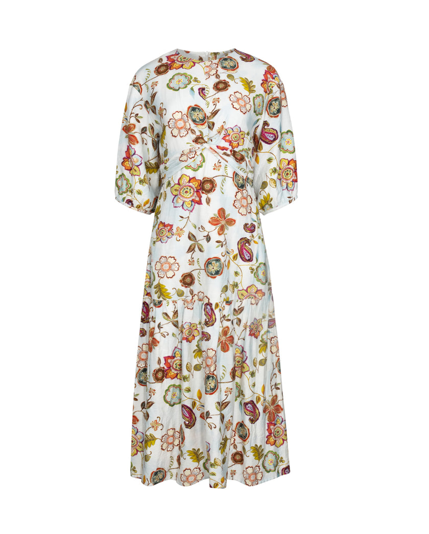 Bold Print Linen dress