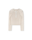 Ribbed Henley Tshirt