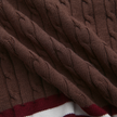 Cable Knit Trimming Sweater