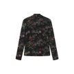 Kendal Mesh Floral Printed Turtleneck