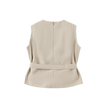 Arosa Leather Belted Vest