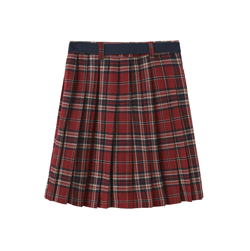 Prim Plaid Skirt