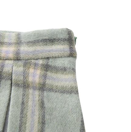 Erik Plaid Wool Skirt