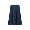 Rustic Drop Paneled Corduroy Skirt