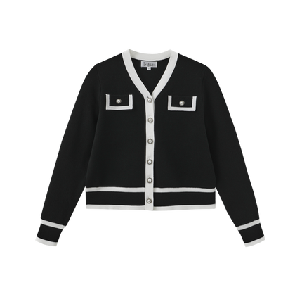 Pocket V-neck Cardigan