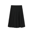 Box Pleat Denim Skirt
