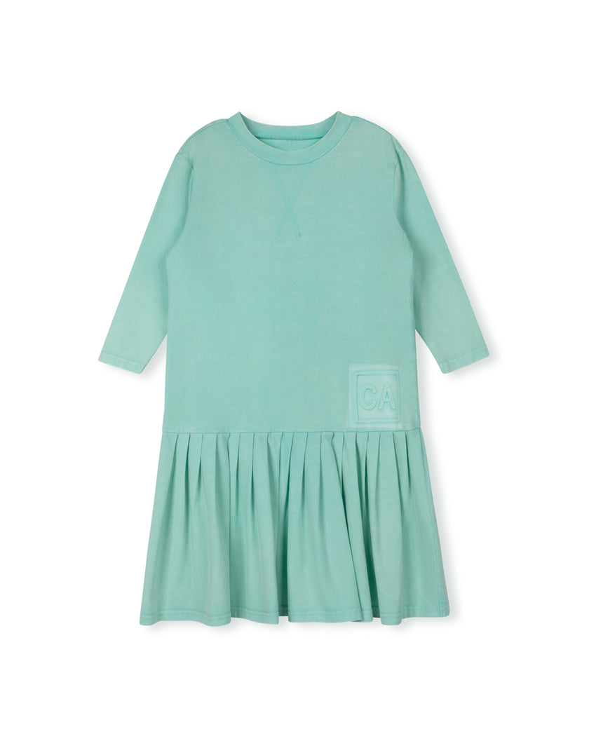 Reverse Embossed Wash Dress