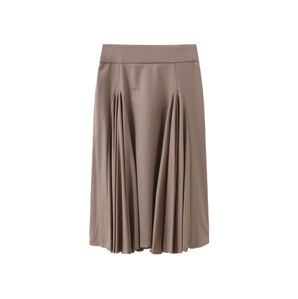 Wane Wool Open Panel Skirt