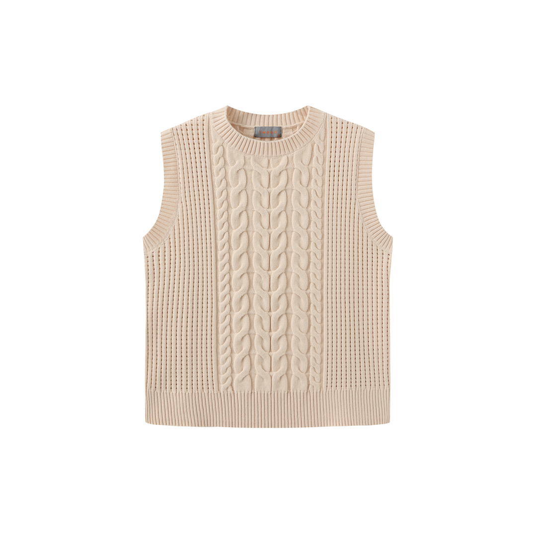Knit Detailed Vest