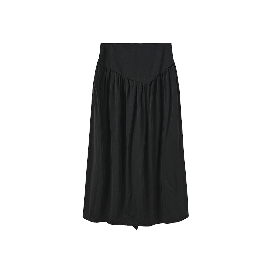 Taffeta V-Seam Skirt