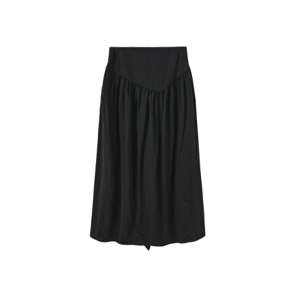 Taffeta V-Seam Skirt