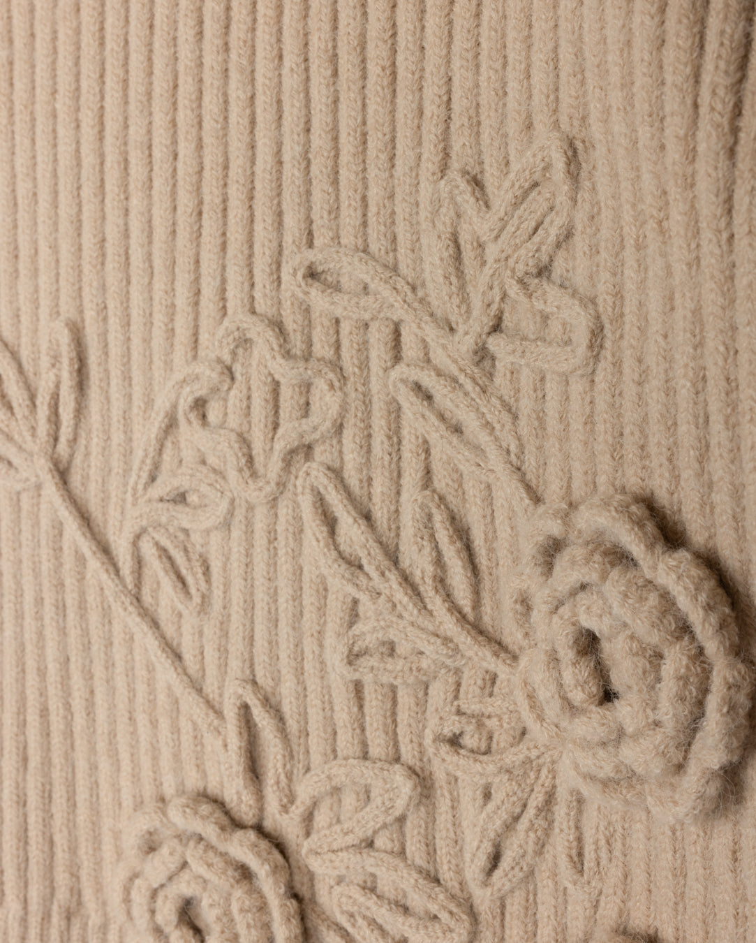 Embroidered Turtleneck Sweater