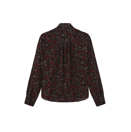 Chelsea Floral Neck Tie Blouse
