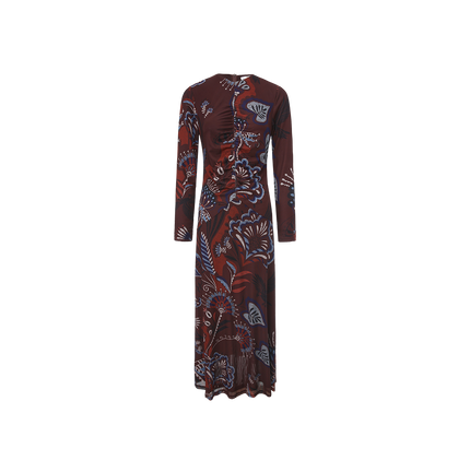 Mesh Gathered Dress