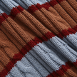 Stripe Knit Polo Shirt