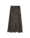 Woven Wool Maxi Skirt