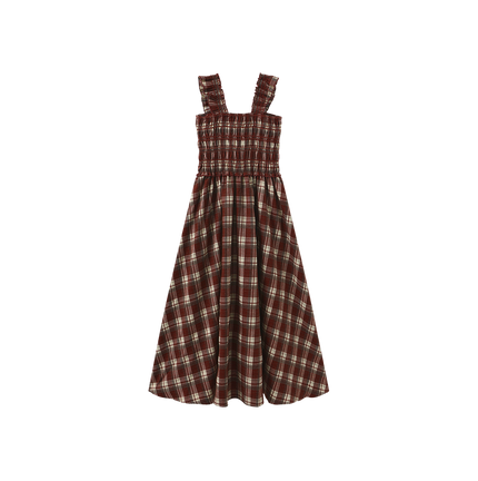 Smocking Chest Poplin Jumper