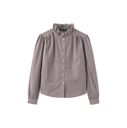 Ruffle Neck Blouse