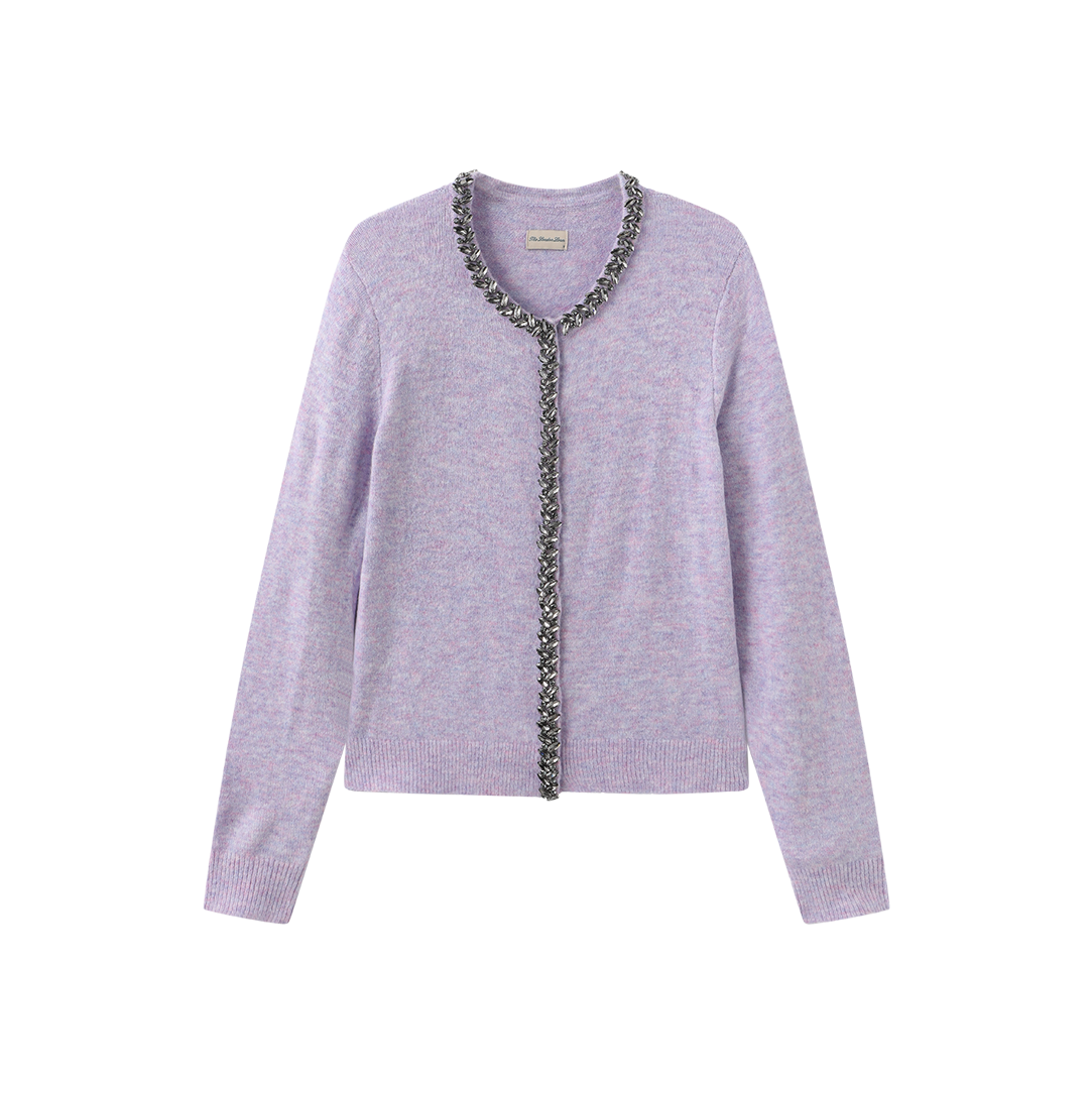 Studded Knit Cardigan