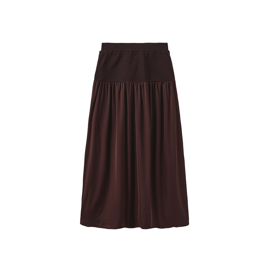 Hypnotic Knit Silk Skirt