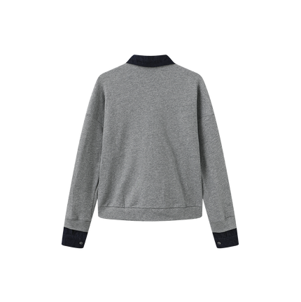 Sally Collared Sweatshirt