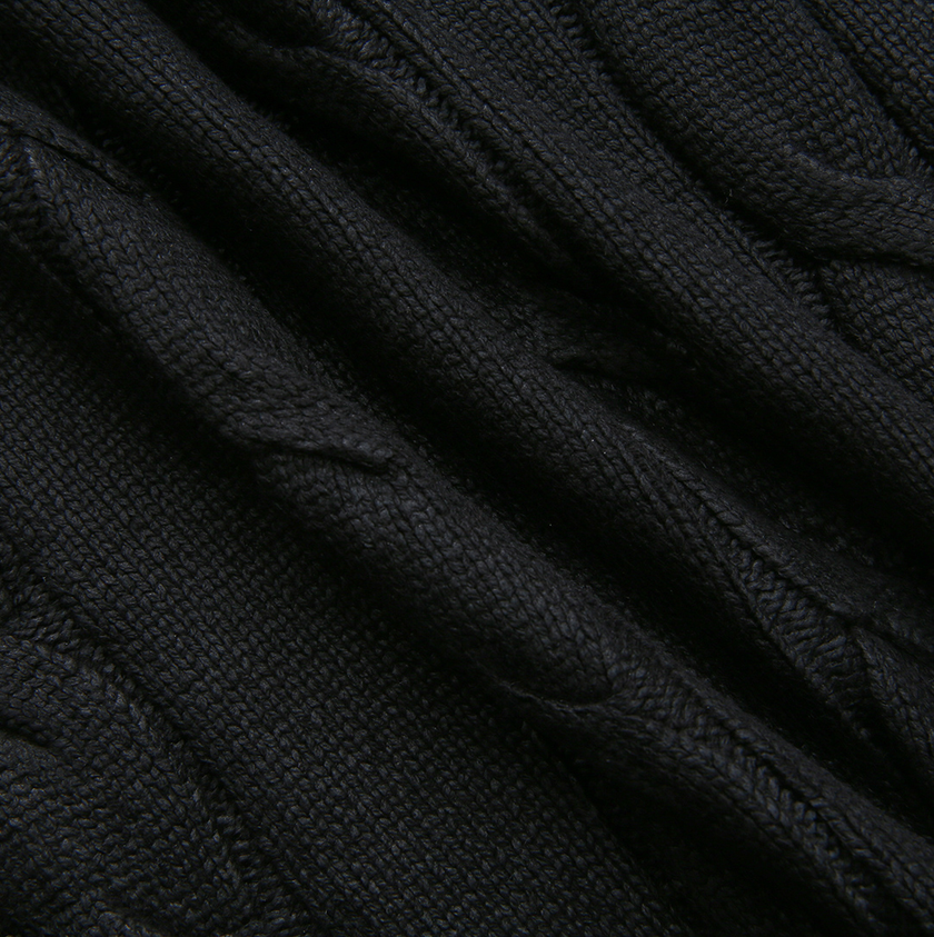 Metallic Cable Knit Sweater