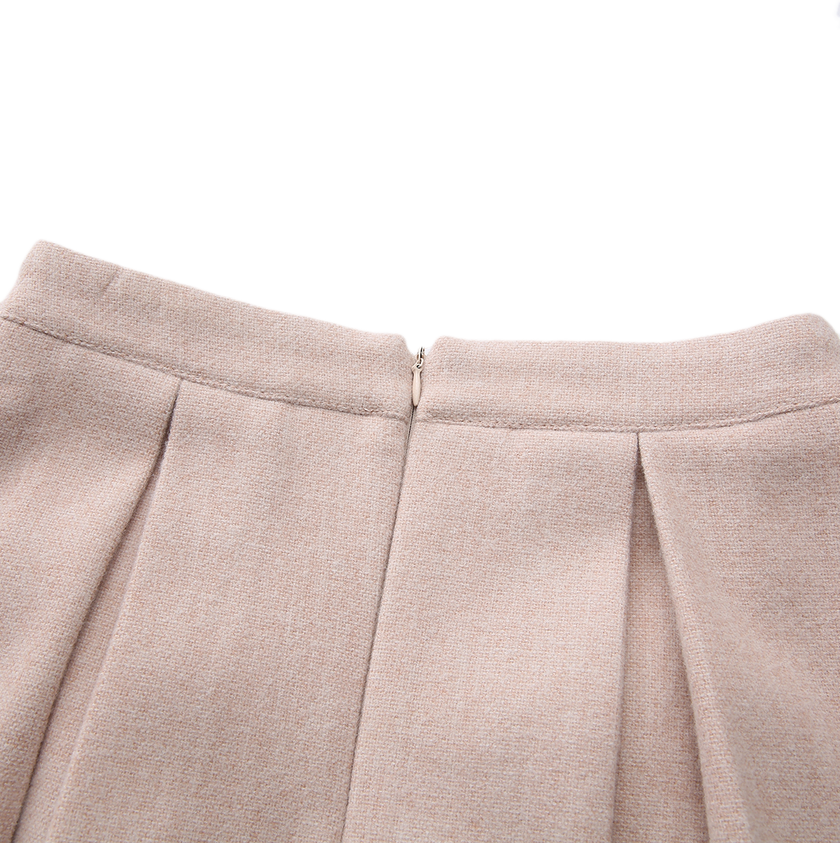 Shan Pocket And Pleat Midi Skirt