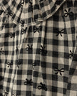 Sherry Checked And Bow Blouse