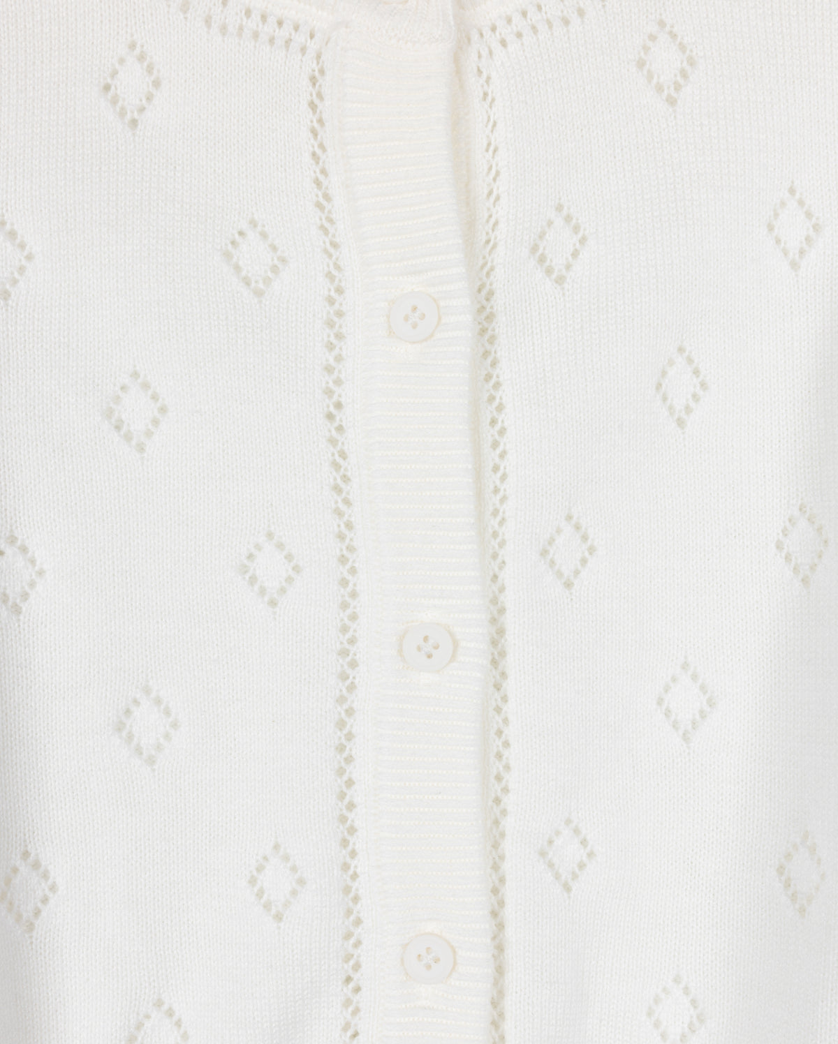 Tip Pointelle Cardigan
