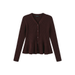 Redo Knit Peplum Cardigan