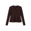 Redo Knit Peplum Cardigan