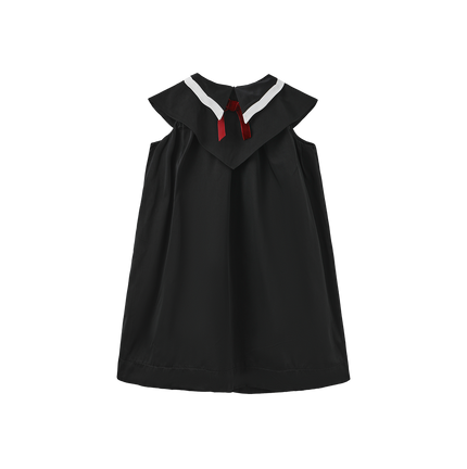 Trim Collared Sailor Dress