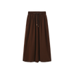 Drawstring Sweatshirt Skirt
