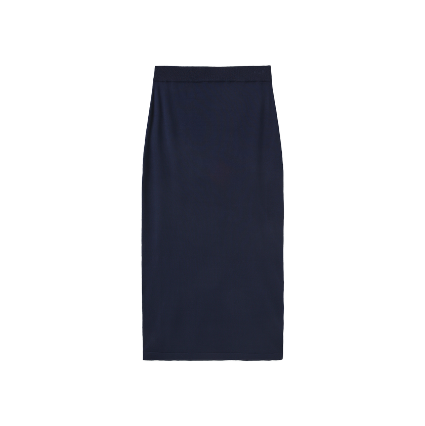Brick Straight Knit Skirt