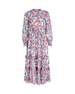 Ruffle Detail Floral Printed Dress