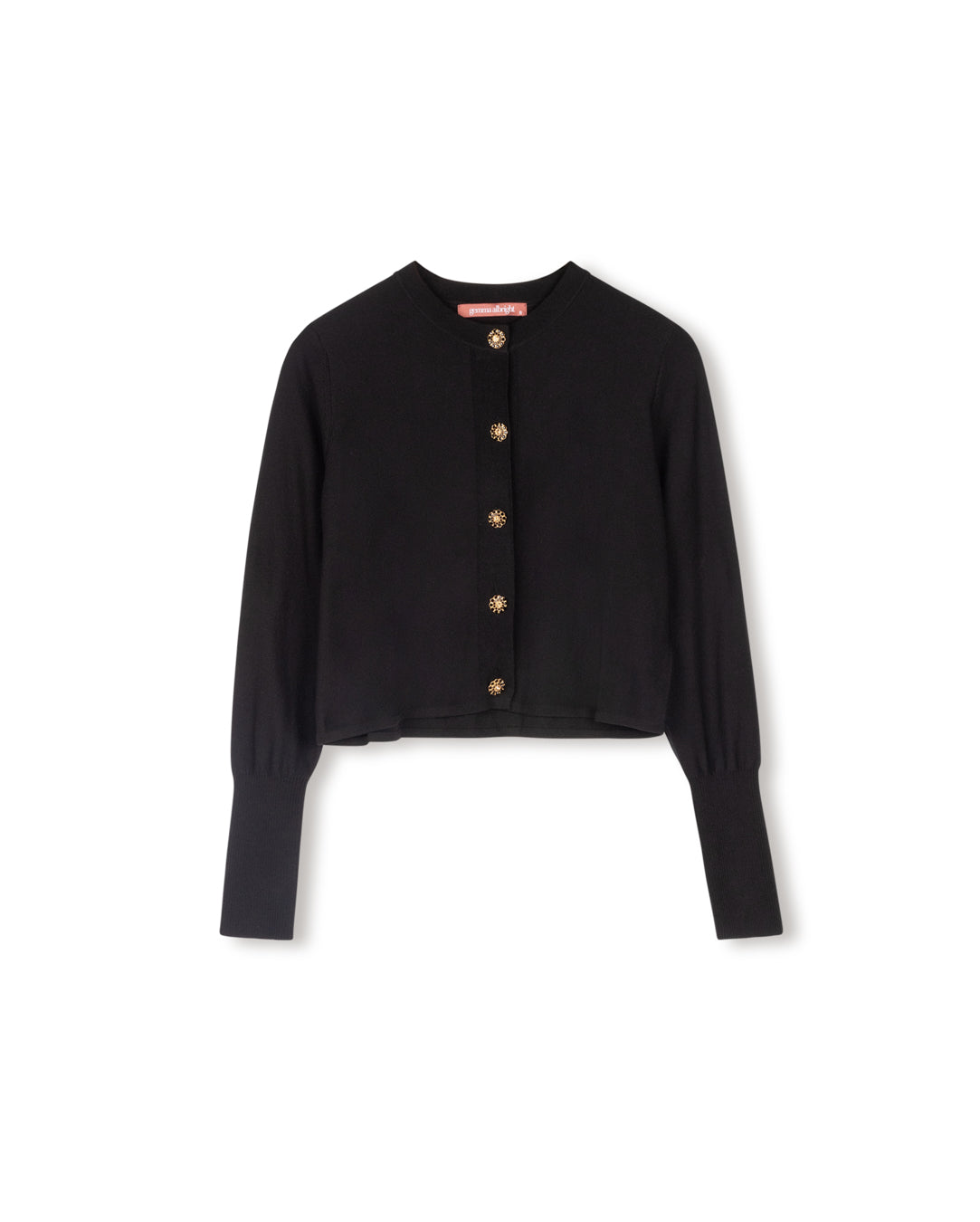 Knit Crew Neck Cardigan