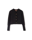 Knit Crew Neck Cardigan