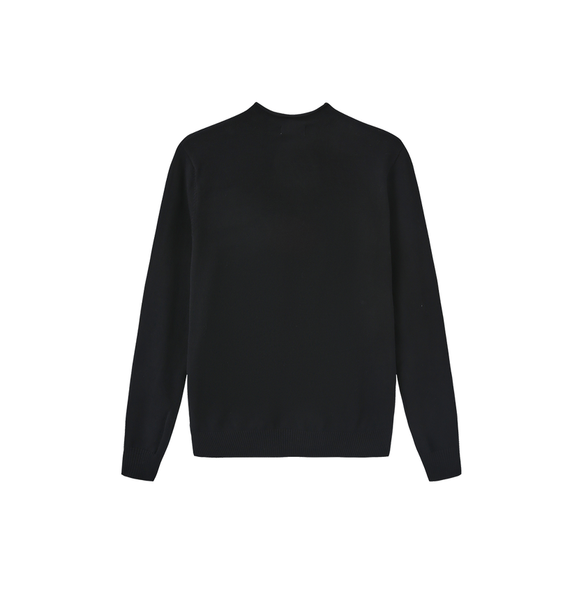 Floral Mock Knit Sweater