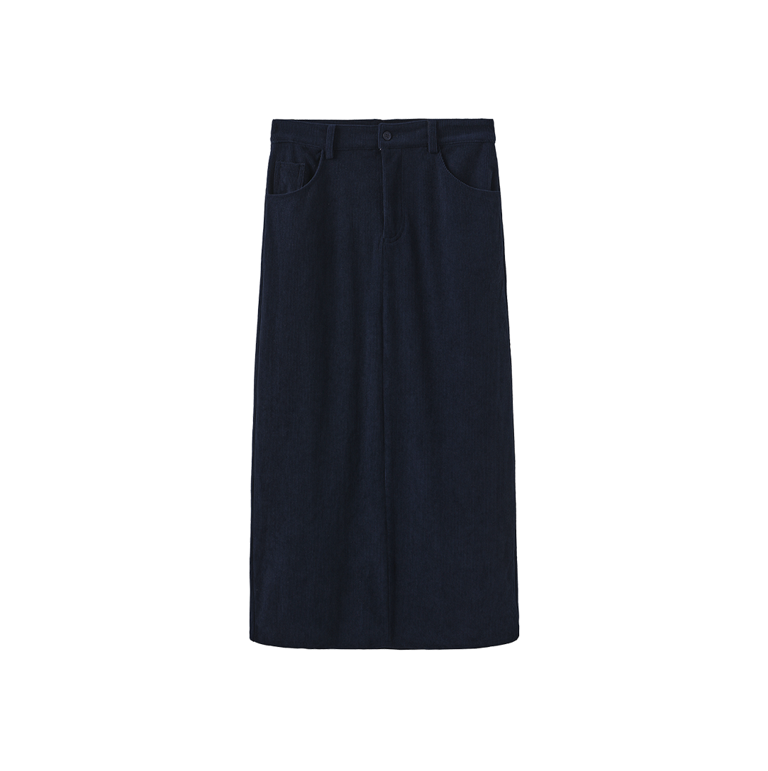 Fir Front Fly Straight Skirt