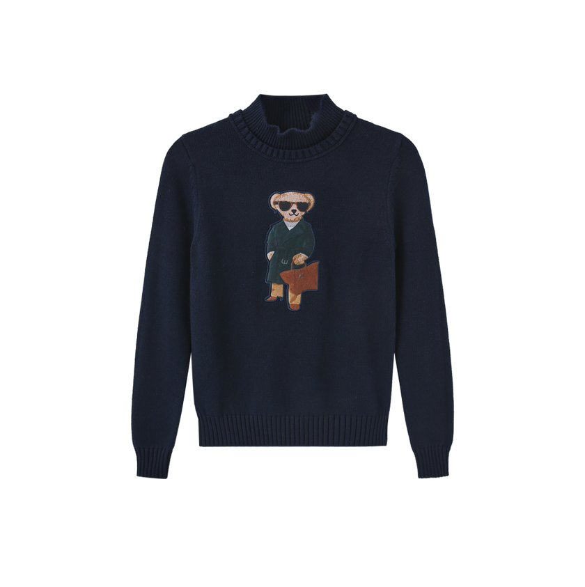 Dante Patch Detail Sweater