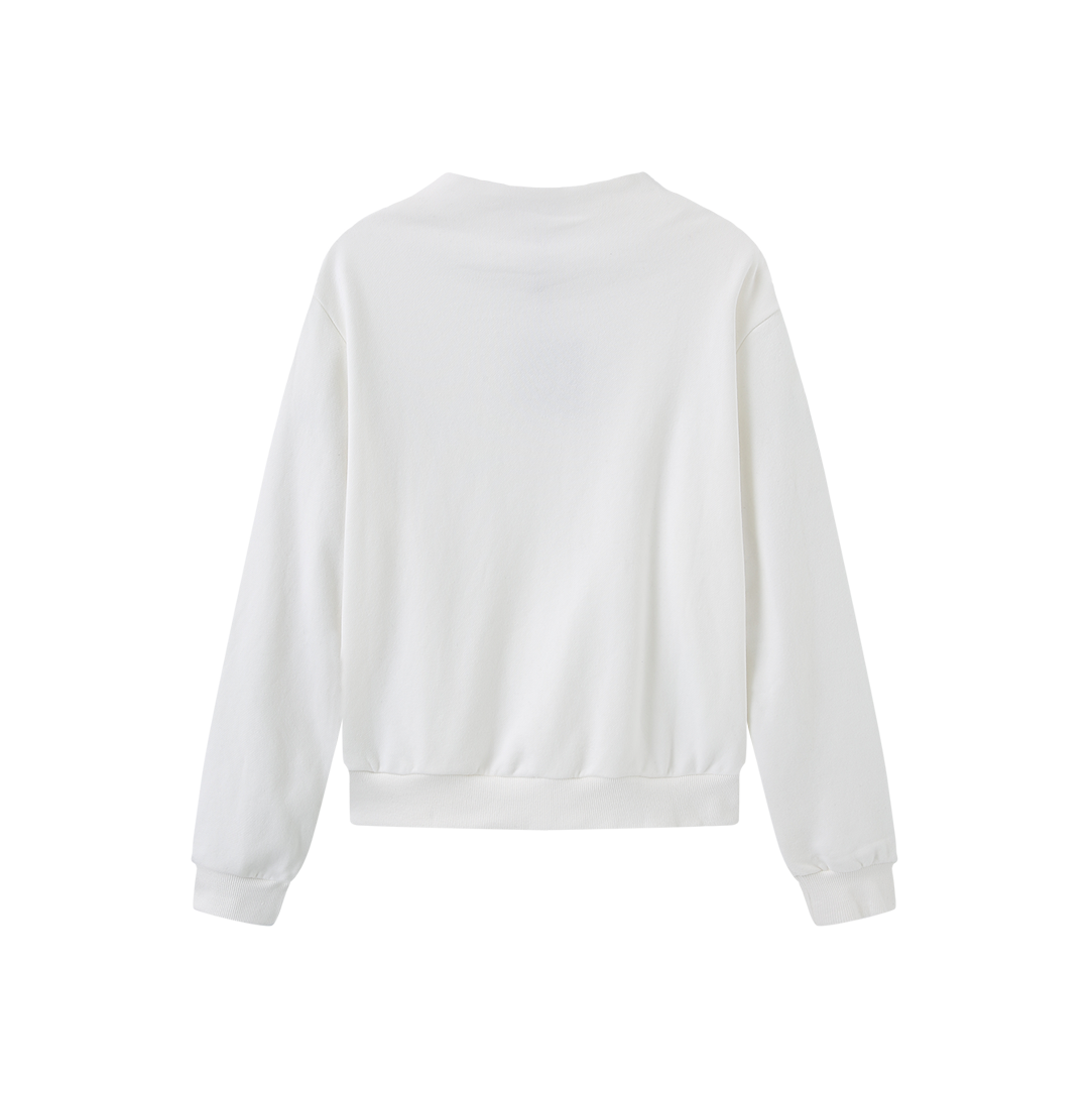 Shoulder Button Sweatshirt