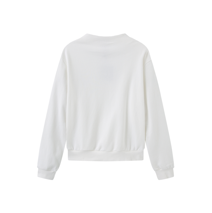 Shoulder Button Sweatshirt