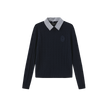 Removable Collar Knit Sweater