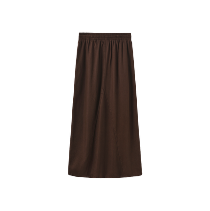 Fade Denim Drawstring Skirt