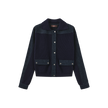 Denim Sweater Jacket